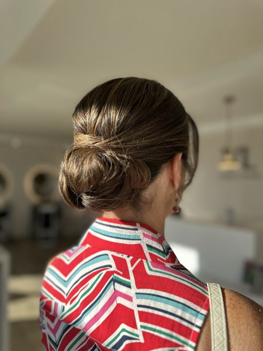 Chignon bas flou